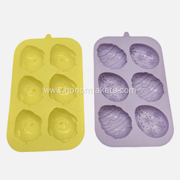 Easter Chick Flower Egg Silicone Molds